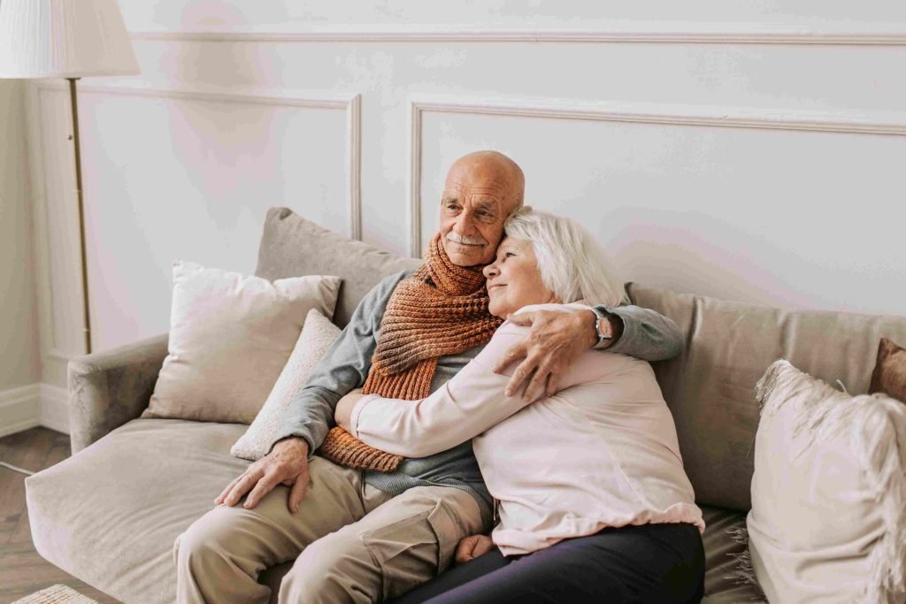 Planning for Long-Term Care in Colorado Springs | Aspen Financial & Insurance in Fort Collins, CO | Annuities in CO | Life insurance in CO Senior couple discussing long-term care planning options in Colorado Springs.